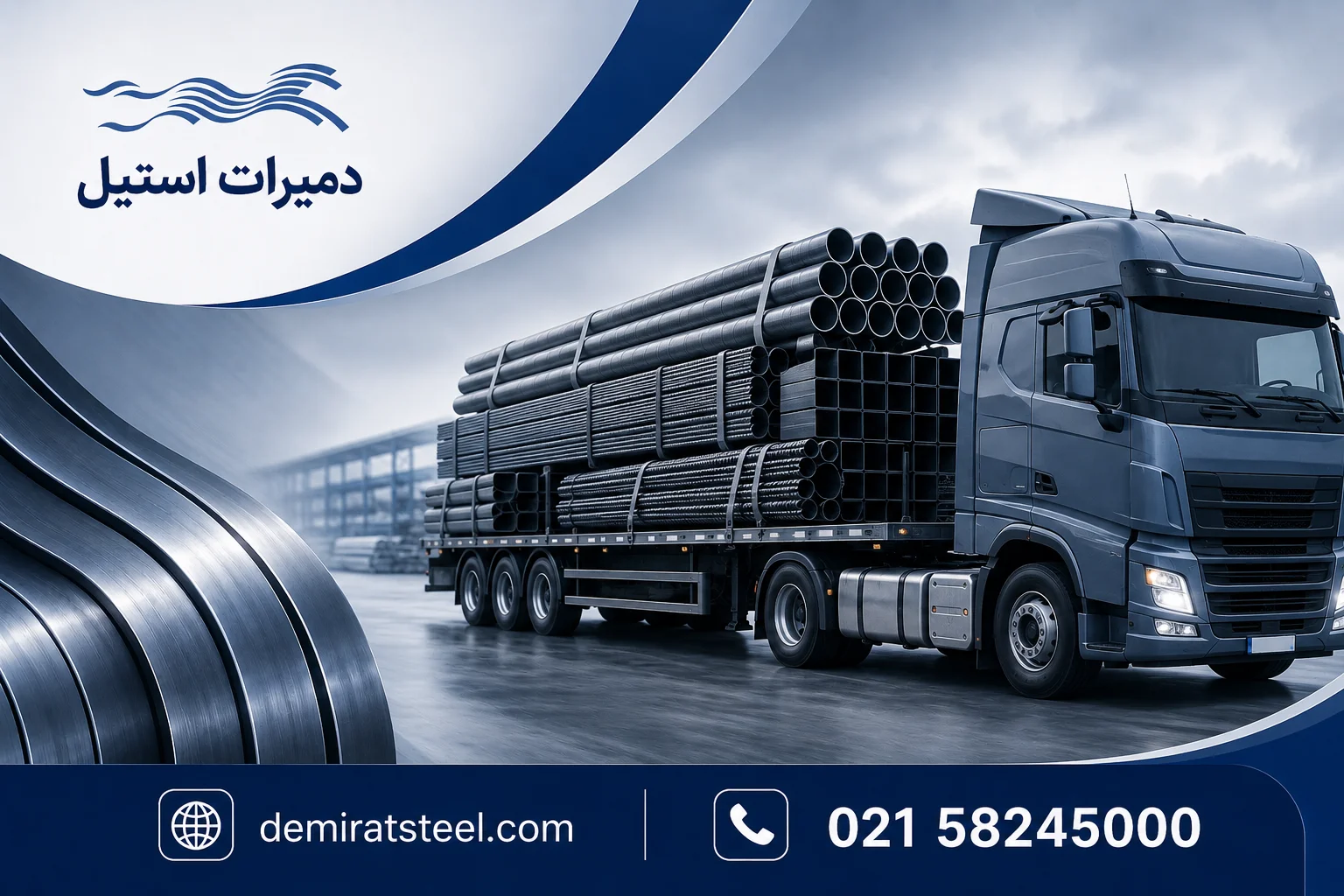 خرید آهن آلات تا تأمین پایدار با دمیرات استیل